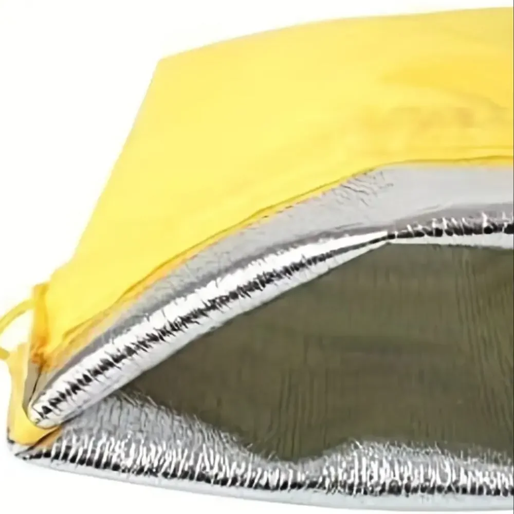 Yellow Reusable Freezer Bag Storage Anti-Ripening for Bananas / Other Fruit -GUC